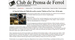 Desktop Screenshot of clubdeprensadeferrol.com